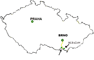 Mapa - Penzion u Zajíčků